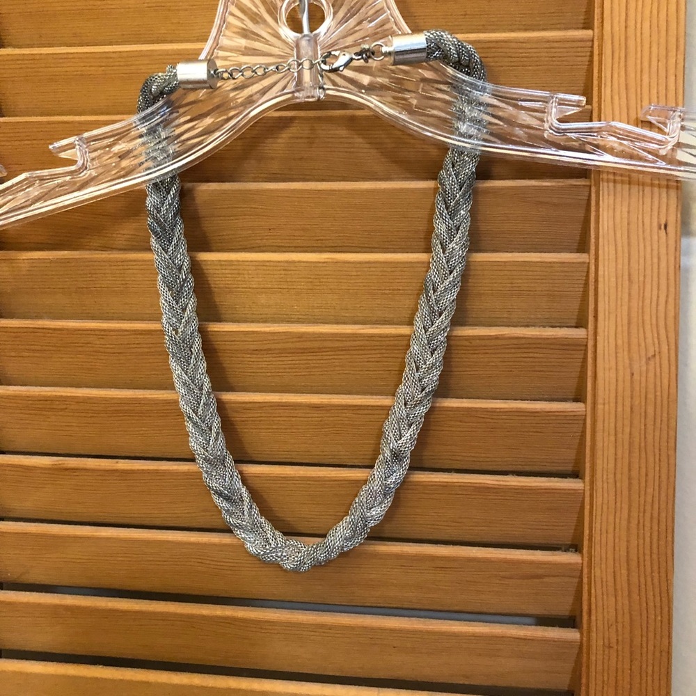 Beautiful Rope Silver Necklace - Picture 3 of 5